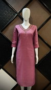 FF Roman Silk Straight Cut Designer Kurtis Catalog